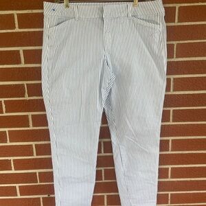 Old Navy Blue and White Chino Pants